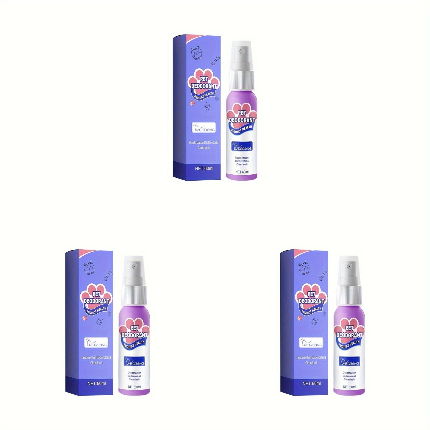 Pet Dental Spray for Dogs & Cats – Teeth Cleaning & Bad Breath Freshener, No-Brush Oral Care Spray for Plaque & Tartar Control