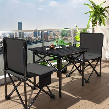 Folding Camping Table with Storage Bag – Large Portable Outdoor Picnic Table for Camping, BBQ, Garden, Backyard & Self-Driving Tours