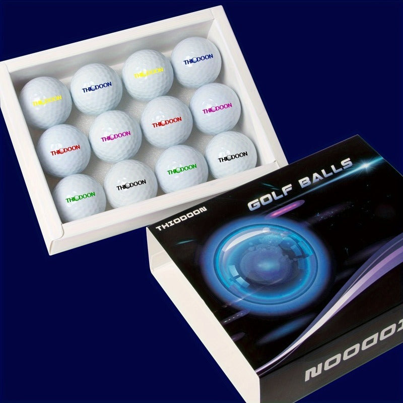 Glow in the Dark Golf Balls 12 Pack – LED Night Golf Balls for Nighttime Play, Luminous Glowing Golf Ball Set