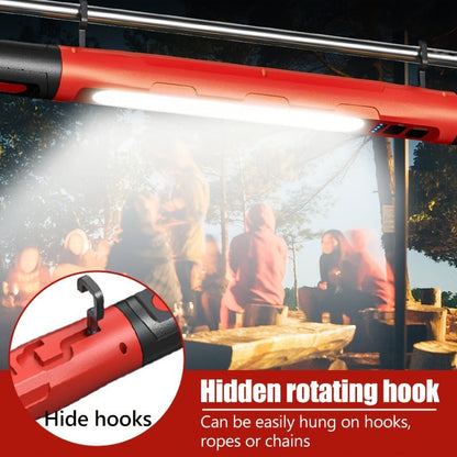 Long Bar Mechanic Work Light with Magnetic Base, Swivel Hooks and One- or Two-Piece Checkout Options