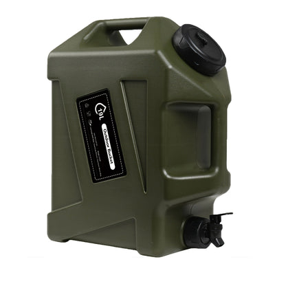 Water Storage Container with Spigot 2 Handles BPA Free PVC Collapsible Water Jug for Camping Outdoor RV Hiking Emergency Survival Portable