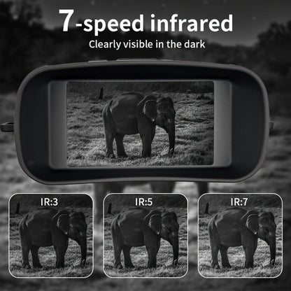 Digital Night Vision Monocular 6X – Infrared Night Vision Scope with 2000mAh Battery, 3" LCD Screen & Photo/Video Recording for Hunting