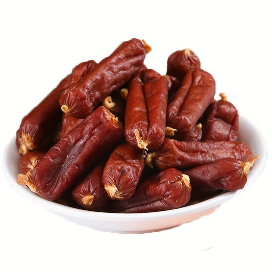 Soft Chew Dog Sausage Treats – Chicken & Duck Flavor, High Protein Fresh Meat Training Treats for Small, Medium & Large Dogs
