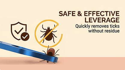 Tick Remover Tool Aluminum – Safe Quick Tick Removal for Dogs Cats Pets Animals & Humans, Essential Outdoor Camping Hiking Tick Hook