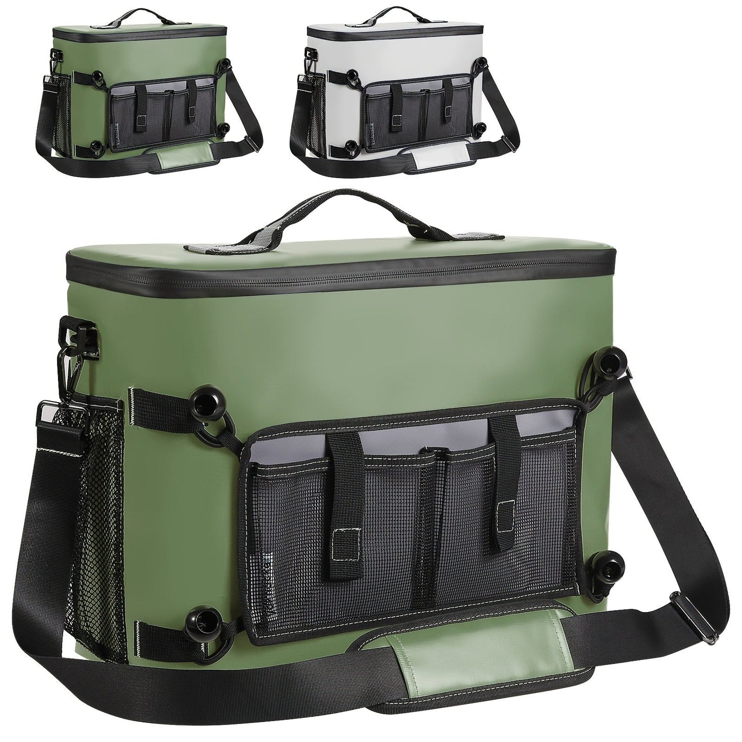Kayak Cooler Bag with Lawn-Chair Style Seat Back – Insulated Portable Ice Chest for Kayaking, Boating, Beach, Camping & Travel