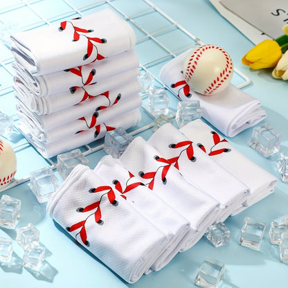 12 Pack Sport Cooling Towel Set 30"x9" Microfiber Chilly Sweat Rags for Baseball Softball Soccer Golf Gym Running Coach Team Gift