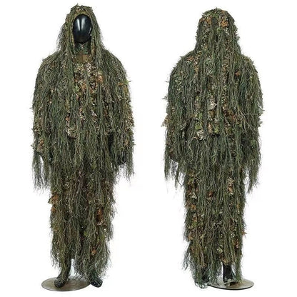 Leaf Camouflage Ghillie Cloak – Lightweight Camo Suit for Hunting, Bird Watching, Wildlife Photography, Tactical Training & Halloween
