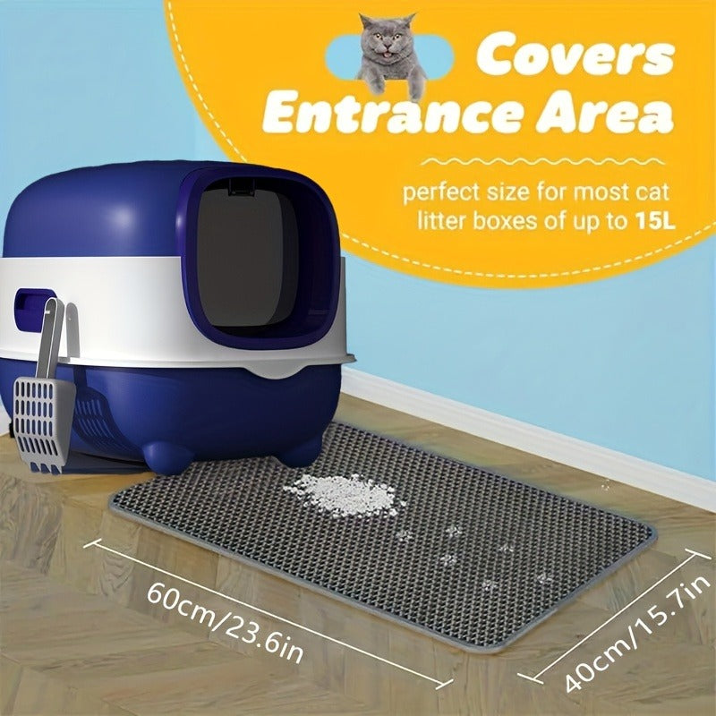 Enclosed Cat Litter Box with Odor Control – Foldable Top Entry Design, Splash-Proof Walls, Compact Size for Small Spaces