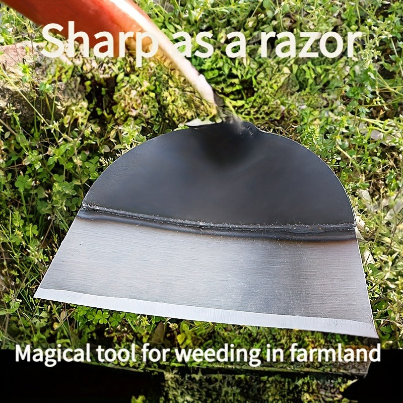 Weeding Tool Manual Carbon Steel Sharp Blade Root Removal Portable Hand Weeder for Garden Farm Lawn Vegetable Patch Spray-Coated Durable