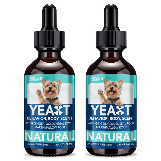 60 mL Pet Supplement Drops for Dogs and Cats in One-, Two- or Three-Bottle Checkout Pack Options
