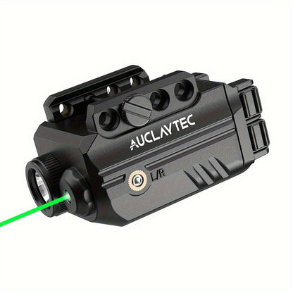 Pistol Light Laser Combo 500 Lumens – Green Red Blue Laser Sight, 5 Modes, USB-C Rechargeable, Fits Subcompact & Compact Handguns
