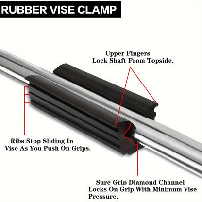 Golf Club Regripping Kit with 5 oz Solvent, 15 Tape Strips, Hook Knife and Rubber Vise Clamp