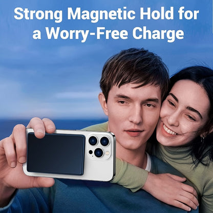 MagSafe Compatible Magnetic Power Bank 5000mAh Ultra Slim 20W Fast Charging, Portable Charger for iPhone 17 16 15 14 13 12