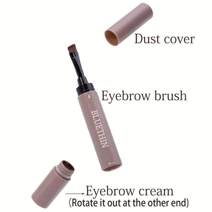 Waterproof Eyebrow Pencil Double-Ended Micro Precision Tip – Smudge-Proof Brow Definer, for Makeup, Travel and Everyday Vanity Use