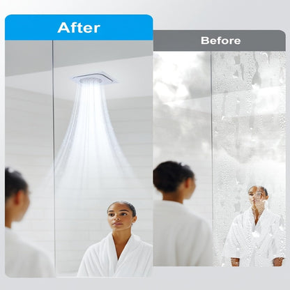 Bathroom Exhaust Fan with Light 150 CFM 1.0 Sone - 40W LED Night Light Ventilation Fan Combo, Quiet Bath Fan with Blue LED