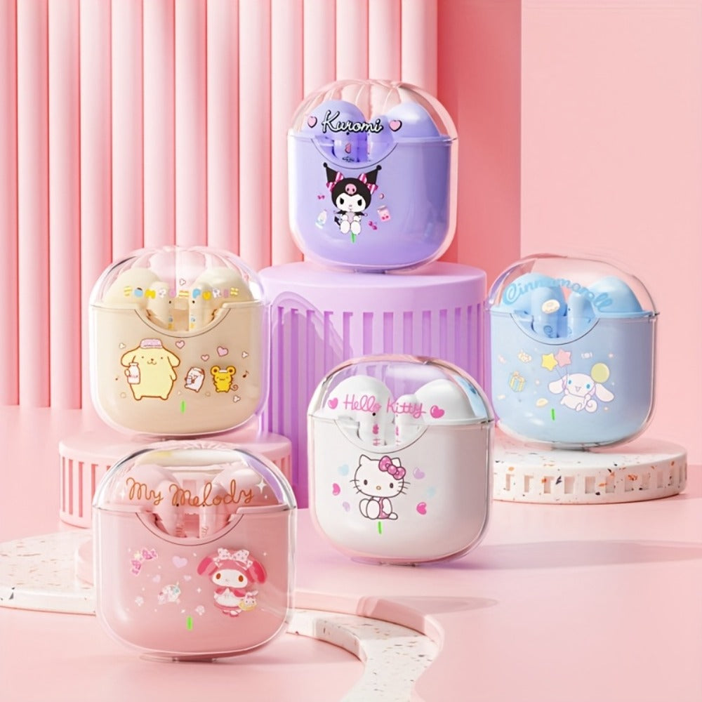 Kuromi My Melody Pompompurin Wireless Earbuds Authorized for an Everyday Personal Care Routine
