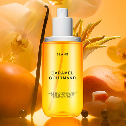 Body & Hair Perfume Spray for Women 3.38 oz - Caramel Gourmand Scent, Fragrance Mist for Skin Body & Hair