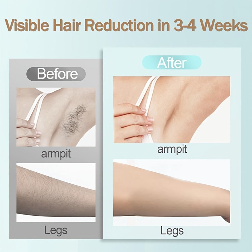 IPL Hair Removal Device Sapphire Ice Cooling Painless 999900 Flashes 9 Modes – At-Home Permanent Hair Reduction for Women Men Face Body