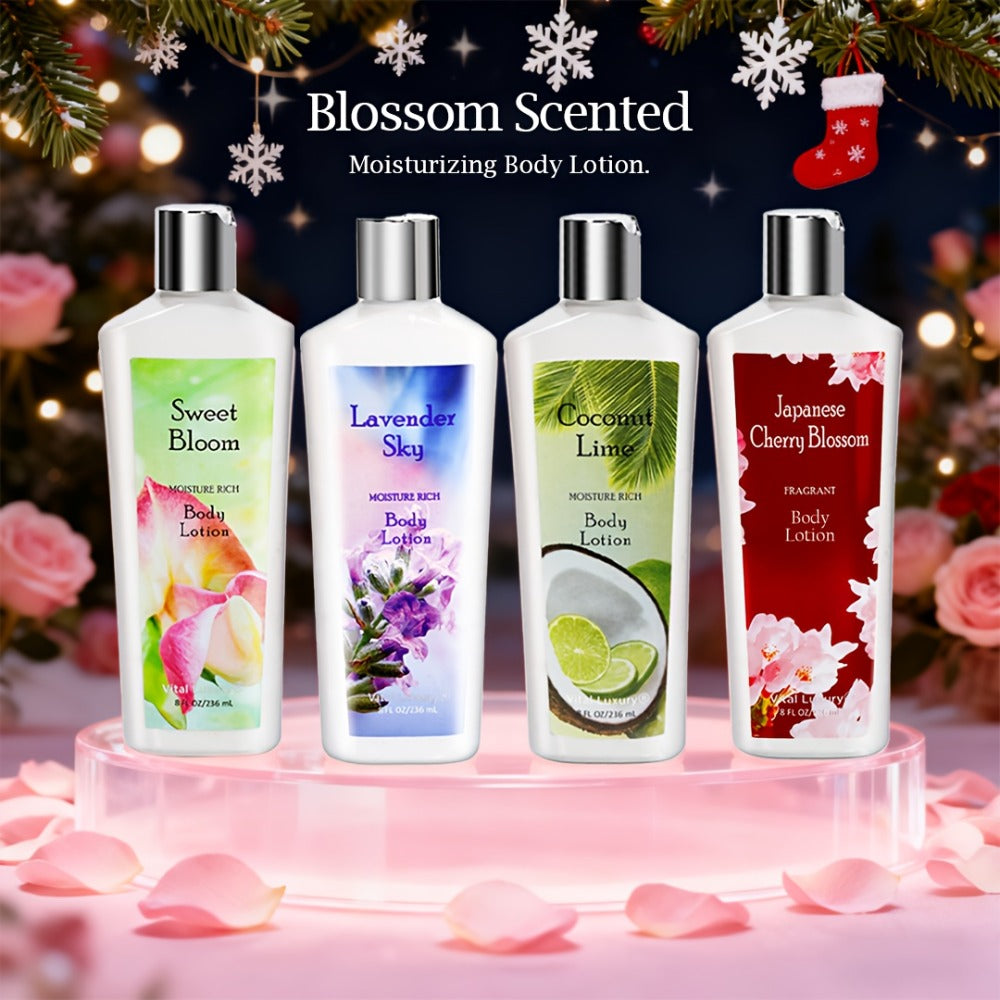 Scented Body Lotion Two-Bottle Set in Lavender, Sweet Bloom or Coconut Lime Fragrance Options