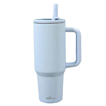 Insulated Tumbler, 40oz Stainless Steel Travel Cup with Lid, Foldable Straw and Six Color Options