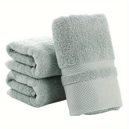 100% Cotton Bath Towel 500GSM Ultra Absorbent Soft Quick Dry Thick Hand Towel for Bathroom Gym Machine Washable Khaki Purple Blue Gray Green