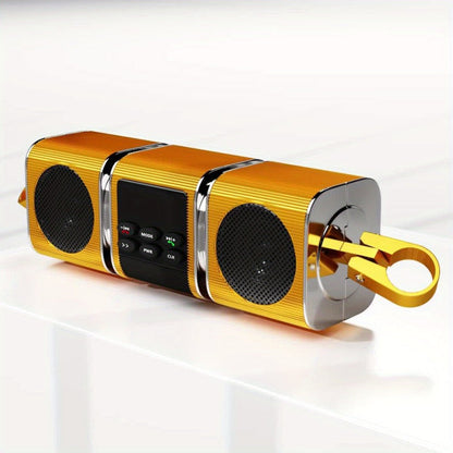 Motorcycle Bluetooth Speaker Sound Bar with Built-in Amplifier – IPX5 Waterproof, FM Radio, USB & AUX Input