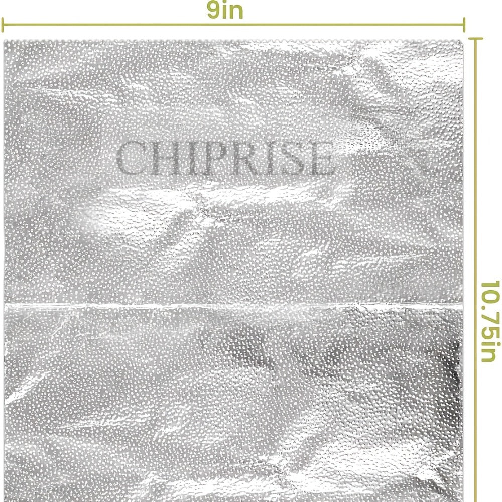 Pre-Cut Aluminum Foil Sheets 200-Count 9x10.75 Inch Pop-Up Dispenser Box Heavy Duty Foil for Baking Grilling Roasting Cooking Food Storage