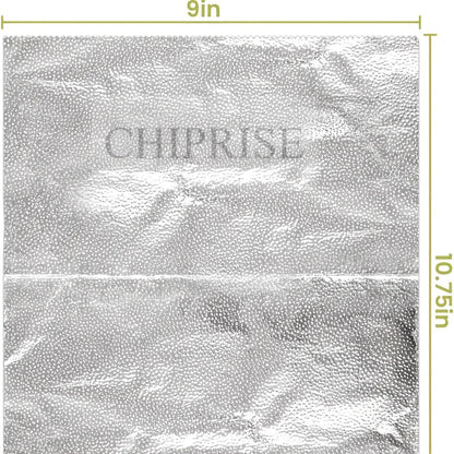 Pre-Cut Aluminum Foil Sheets 200-Count 9x10.75 Inch Pop-Up Dispenser Box Heavy Duty Foil for Baking Grilling Roasting Cooking Food Storage