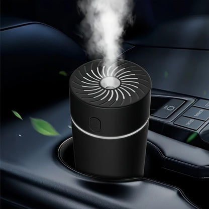 USB Cool Mist Humidifier with Color-Changing Night Light, Portable Desktop Car Aromatherapy Humidifier Nano Fine Mist Facial Steamer