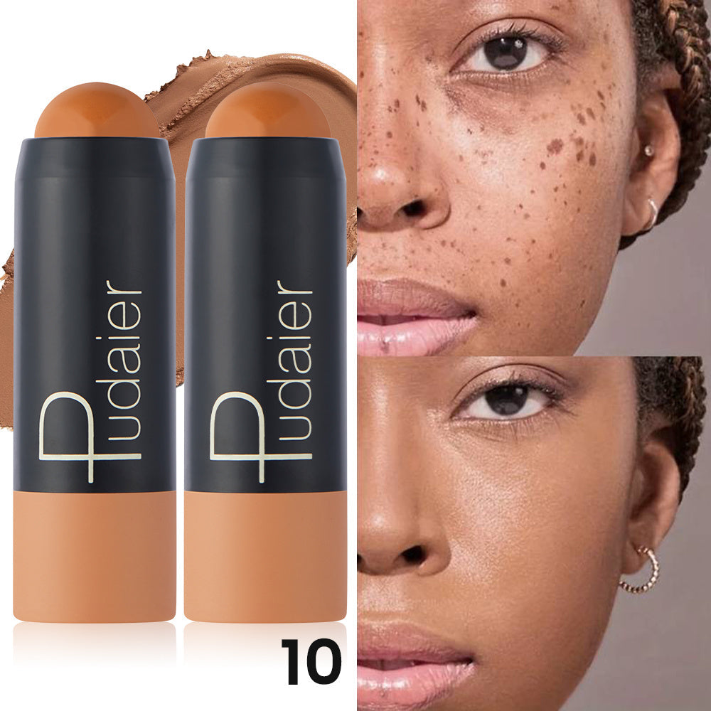 Waterproof Foundation & Concealer Stick Set 2pcs Full Coverage – Long-Lasting Sweat-Proof Buildable Formula