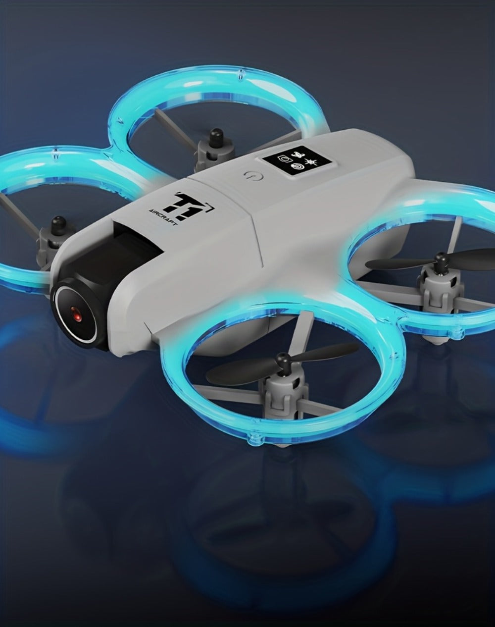RC Drone with 4K Camera Dual Batteries Optical Flow Auto Hover Anti-Collision One-Key Return WiFi FPV Real-Time Video