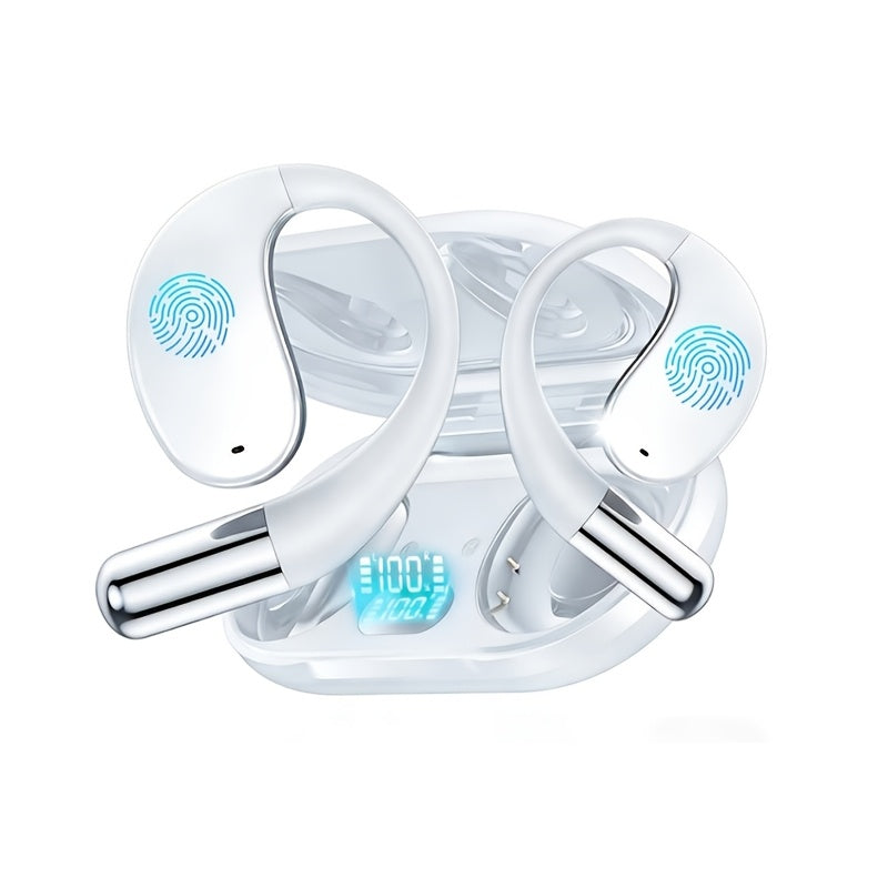 AI Translation Earbuds 144 Languages Real-Time Translator Bone Conduction Wireless for Bedside Audio, Alarms and Room Entertainment