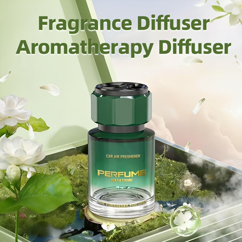 110 ml Cup-Holder Car Air Freshener Bottle in Classic Cologne or Azure Ocean Scent with Vented Top