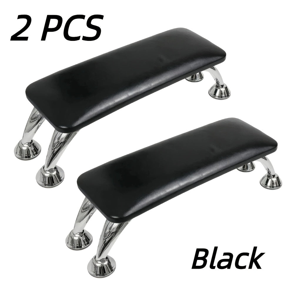 Nail Armrest Hand Pillow Professional Manicure Wrist Rest Cushion for Nail Salon Studio – Soft Hand Rest Support for Nail Tech Pink Black