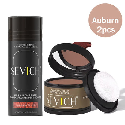 Thinning Hair Root Coverage Powder with Brush, Instant Hairline Concealer Natural Shadow Effect