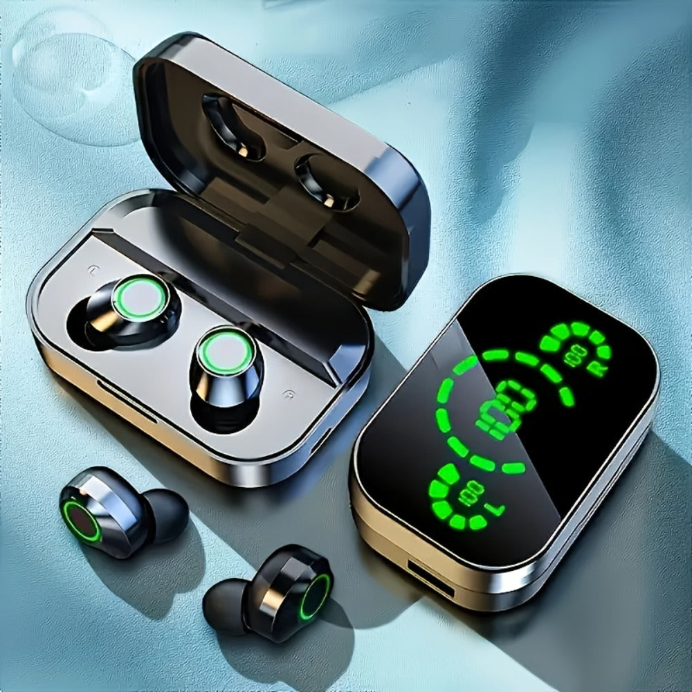 Wireless Earbuds YD03 with Digital Battery Display, IPX4, Touch Control and Type-C Charging