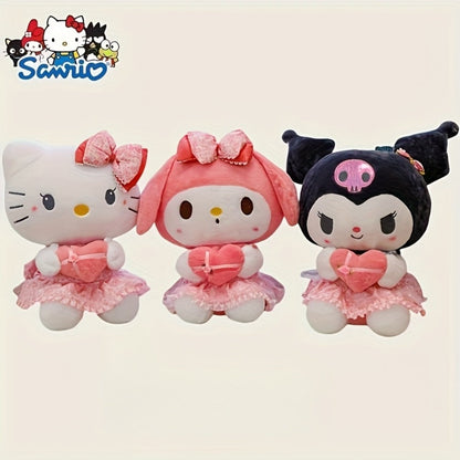 Kawaii Sanrio Plush Toy 12 Inch, Hello Kitty Kuromi My Melody Stuffed Animal Doll for Girls Kids Teens