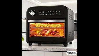 Air Fryer Toaster Oven Combo 15QT Extra Large, 360° Convection, LED Digital Display, Precise Temperature Control