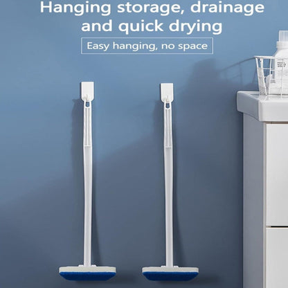 Cleaning Brush Set 16pcs All-Purpose Deep Clean System | 2-in-1 Bath Scrubber & Window Squeegee with 22" Extendable Handle | 90° Rotating
