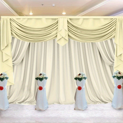 Pipe and Drape Backdrop Stand 10x20ft Heavy Duty Stainless Steel Portable Wedding Party Photography Background Support System with Base Kit