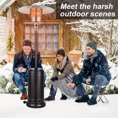 Patio Heater, Propane Outdoor Standing Stainless Steel Garden Party for Garden, Patio and Yard Use