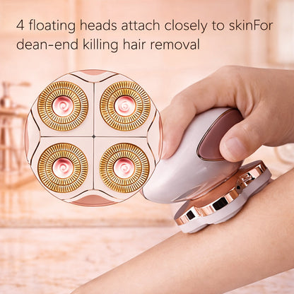 Electric Hair Remover for Women Portable Body Shaver USB Rechargeable Hair Removal for Face for Everyday Face, Beard and Body Grooming