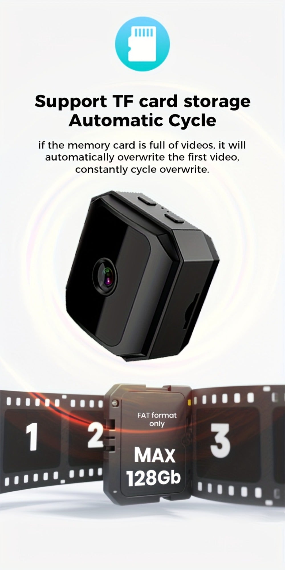 Wireless Security Camera Rechargeable Battery, No WiFi No Internet AP Hotspot, IR Night Vision, Two-Way Audio