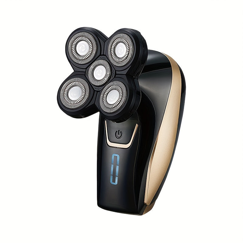 Bald Head Shaver for Men - Rechargeable Electric Razor for Bald Head & Beard Grooming, Multi-Functional Sensitive Skin Shaving Tool