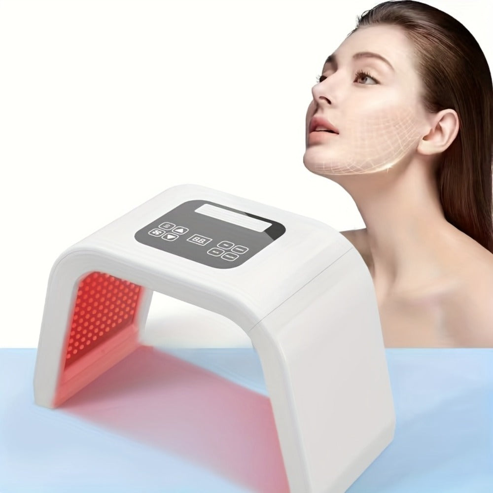 7 Color LED Skin Care Device Photon Therapy Spectrometer Wrinkle Acne Treatment Face for Entryways, Bedrooms and Living Spaces