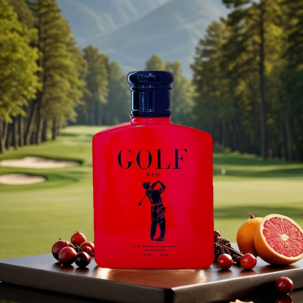 Men's Perfume Red Intense Eau de Parfum 3.4 oz with Cranberry, Grapefruit and Lemon Aroma Notes