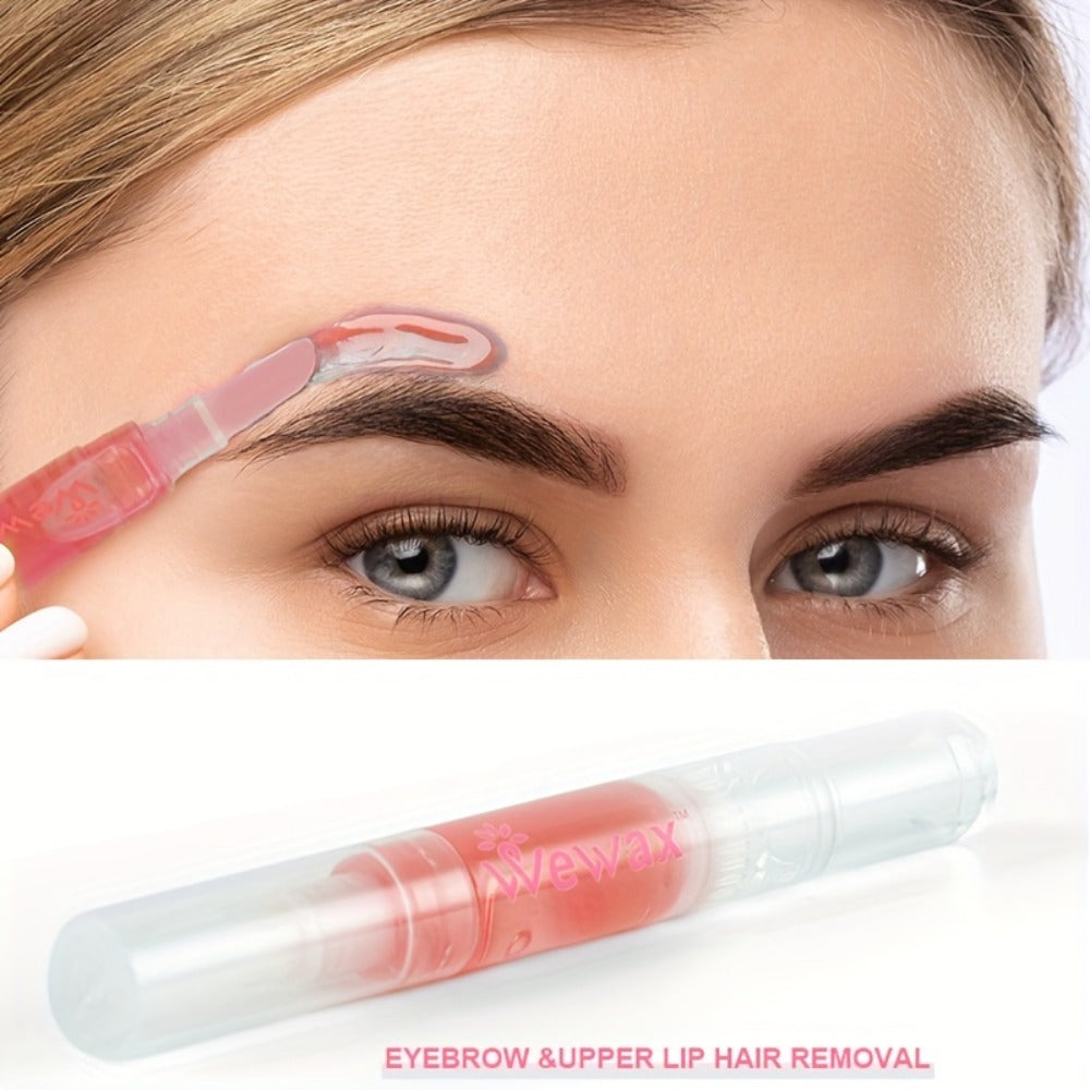 Hair Removal Wax for Sensitive Skin, Gentle Wax for Eyebrows, Upper Lip, Body, Cheeks & Bikini Area