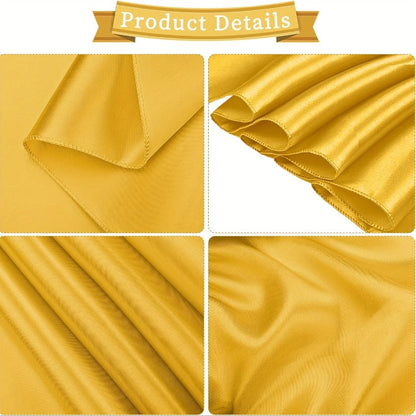 100pcs Satin Chair Sashes Bows for Wedding Banquet Party Event Decoration, 13 Colors, 18×275cm