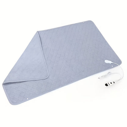 Extra Large Electric Heating Pad 63"x31.5" with Remote Control - 9 Adjustable Heat Levels, 4 Timer Settings