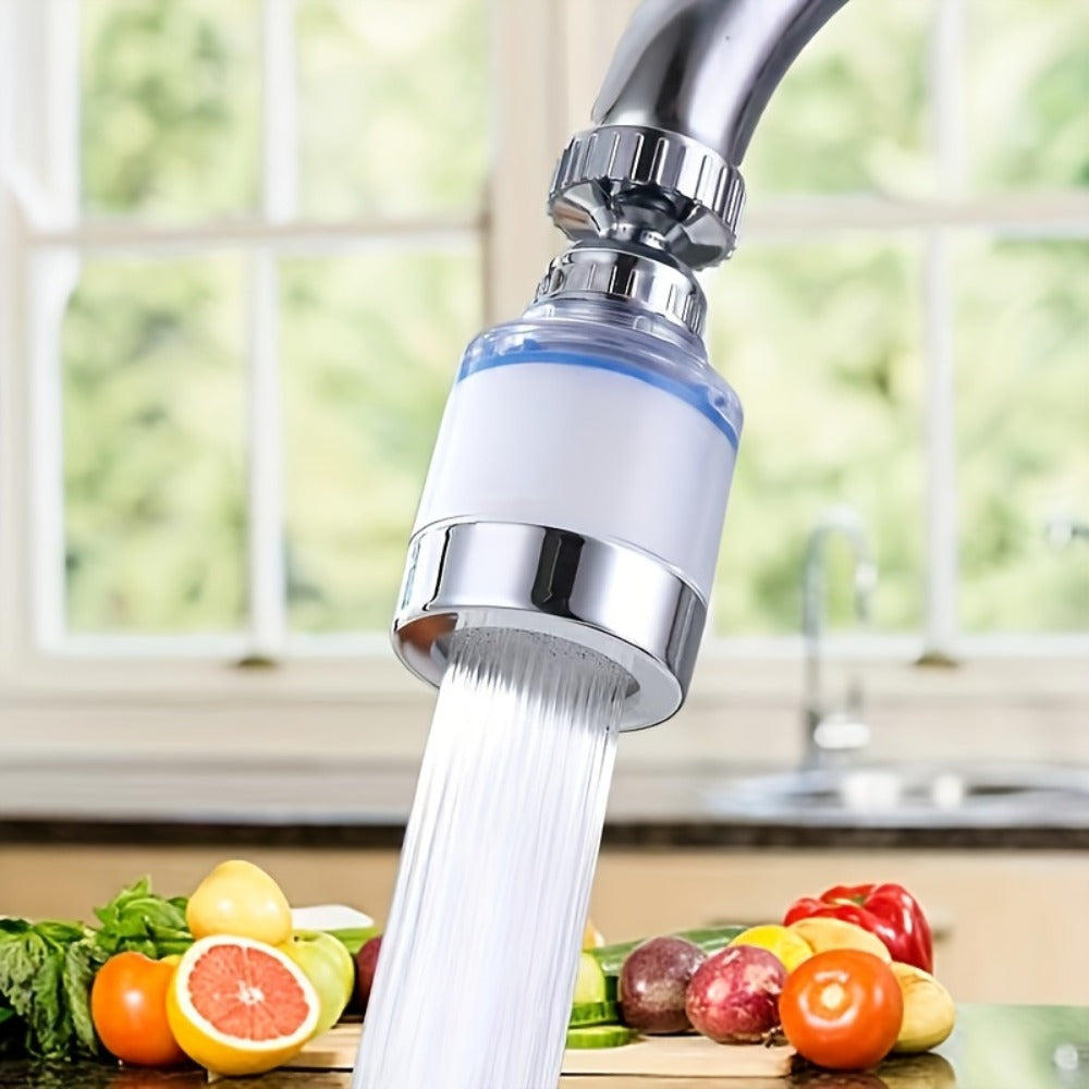 Faucet Aerator 360° Rotating Sink Filter – Universal Pressurized Spray Head for Kitchen & Bathroom, Adjustable Water Flow, Easy Install
